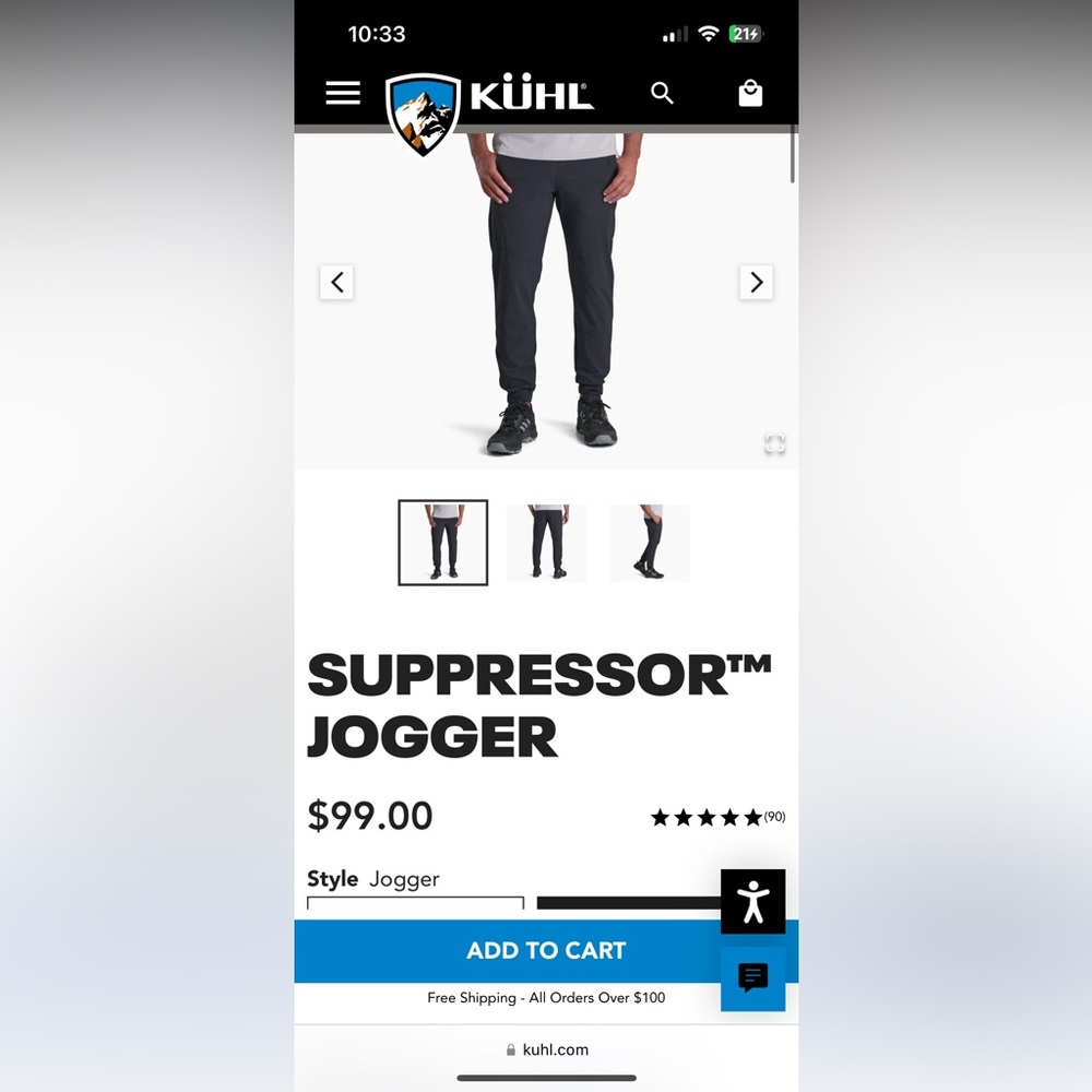 Kuhl Suppressor Joggers